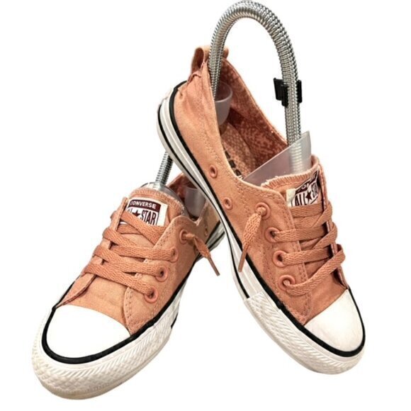 🎉SALE🎉 Converse All Star Pink Shoreline Shoes Sneakers Women's Size 5 EUC - Picture 2 of 10